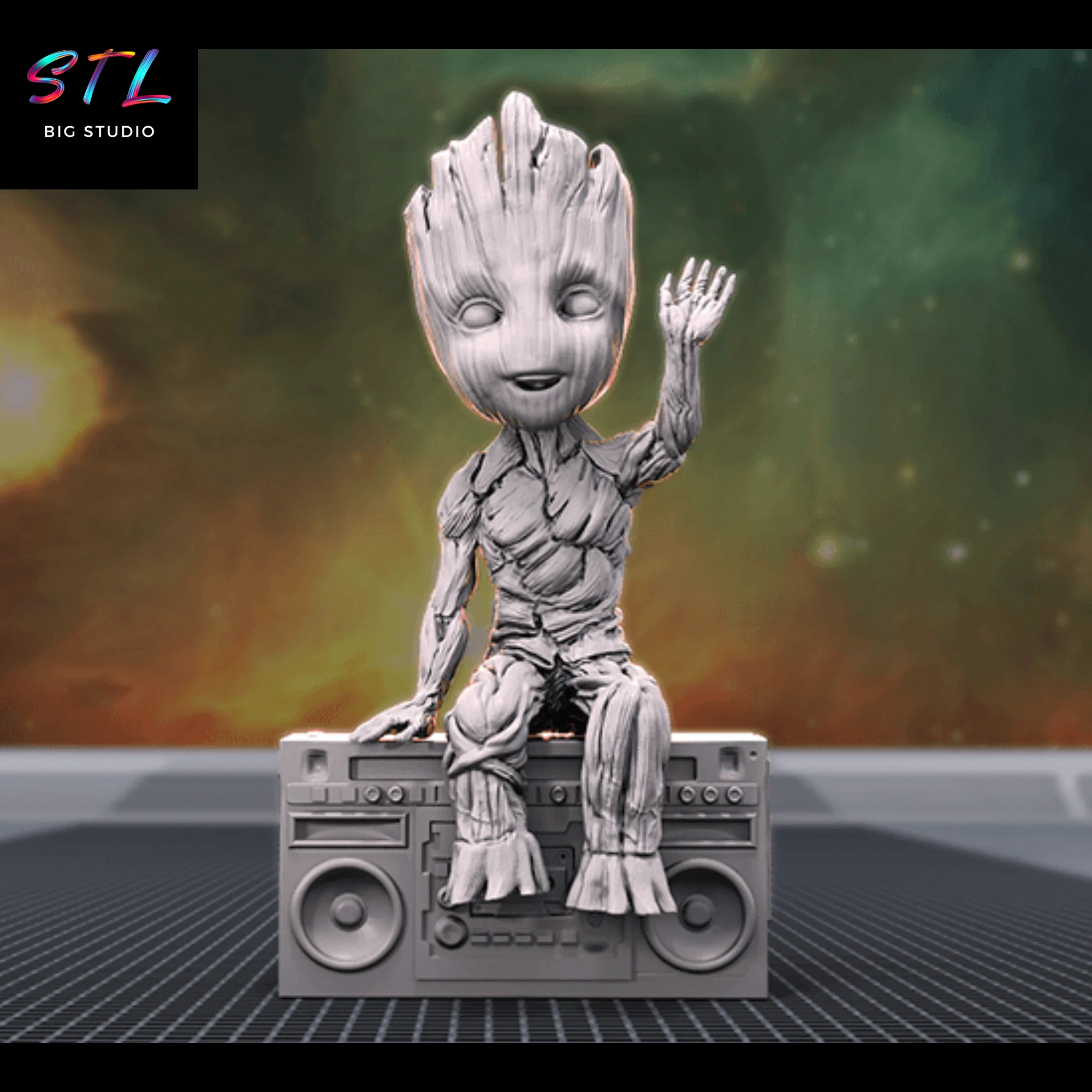 groot stl impresion 3d