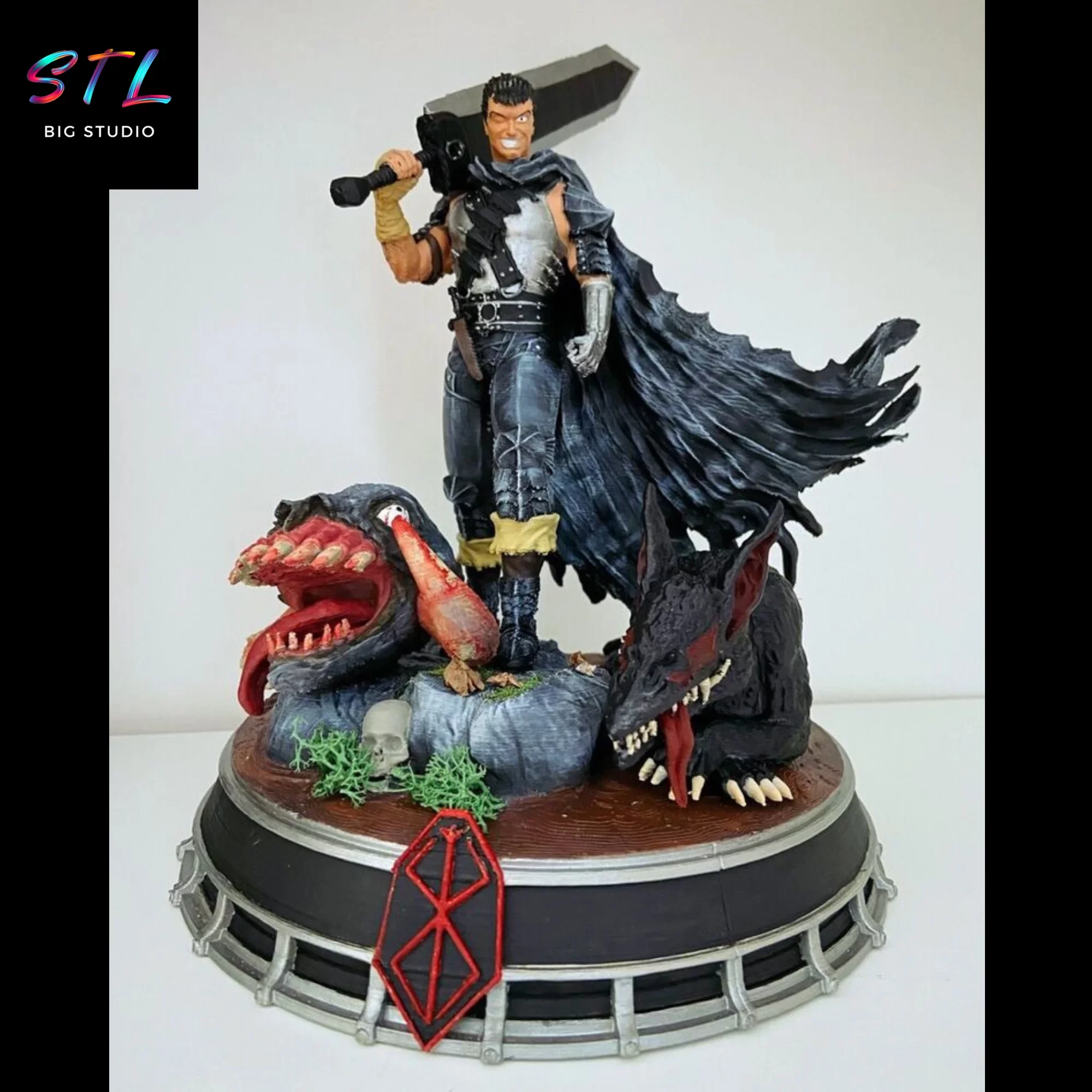 guts diorama 3d stl berserk guts diorama 3d stl berserk