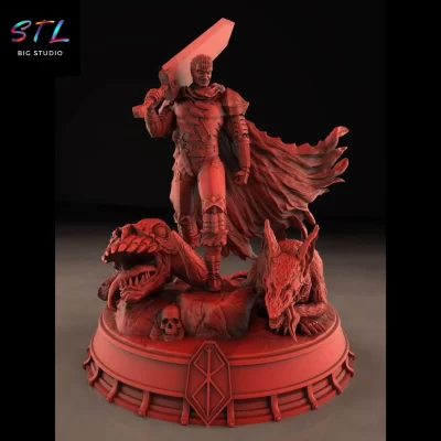 guts stl berserk impresion 3d