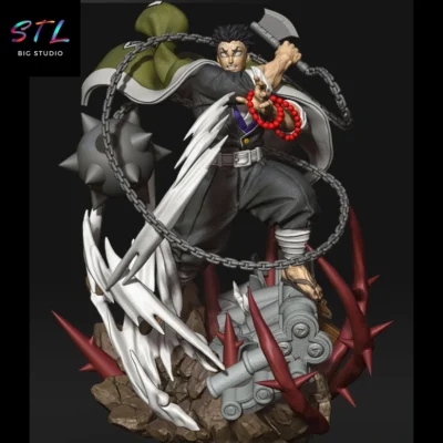 gyomei himejima stl demon slayer impresion 3d