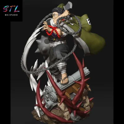 gyomei himejima stl kimetsu no yaiba impresion 3d