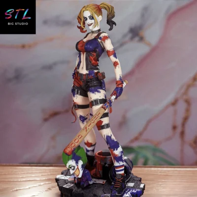 harley quinn stl impresion 3d