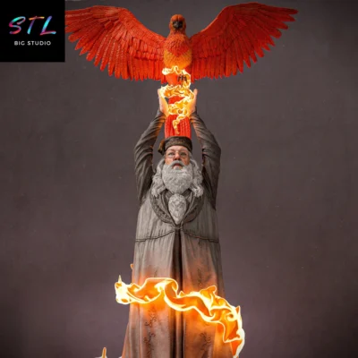 harry potter stl dumbledore para impresion 3d