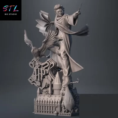harry potter stl peliculas impresion 3d diorama