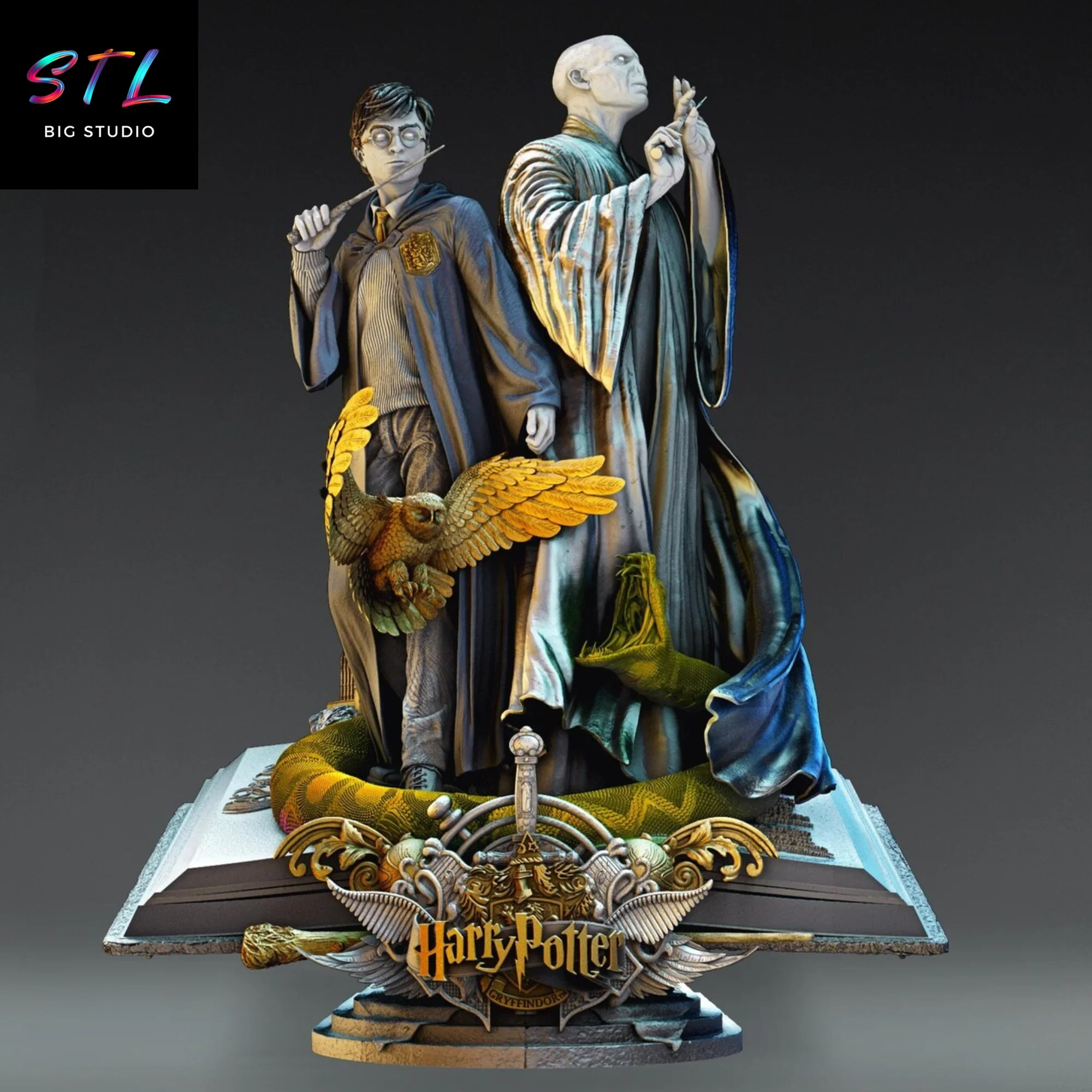 harry potter y voldemort stl para impresion 3d harry potter y voldemort stl para impresion 3d
