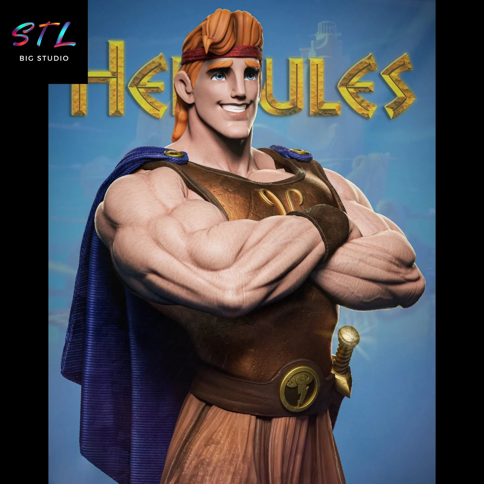 hercules stl impresion 3d figura disney hercules stl impresion 3d figura disney