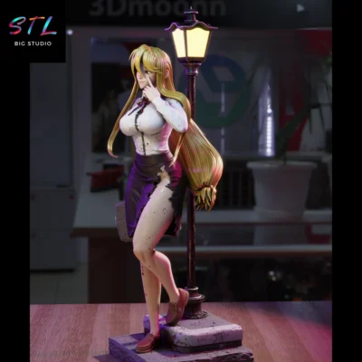 high school of the dead stl shizuka marikawa para impresion 3d