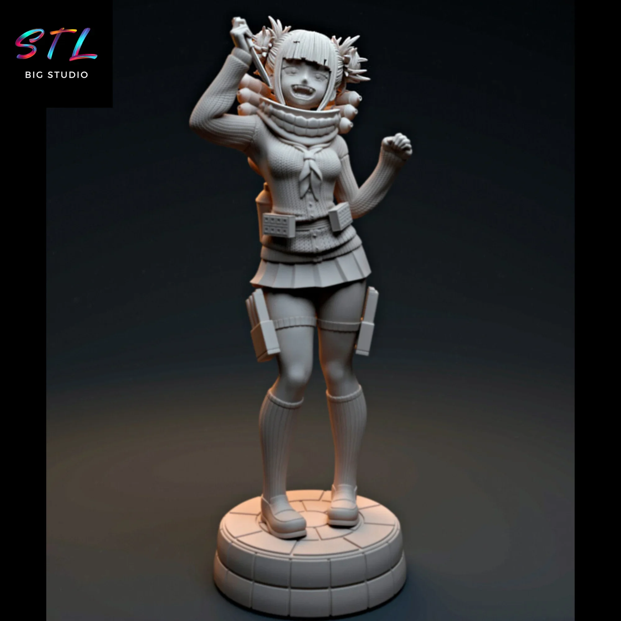 himiko toga stl impresion 3d my hero academia