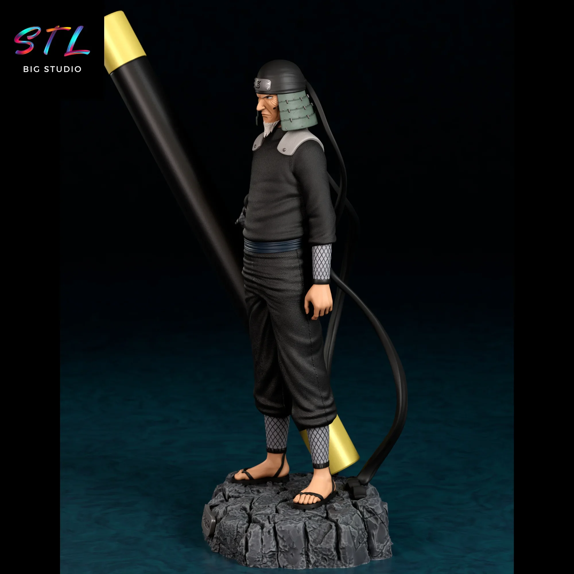 hiruzen sarutobi stl tercer hokage para impresion 3d hiruzen sarutobi stl tercer hokage para impresion 3d
