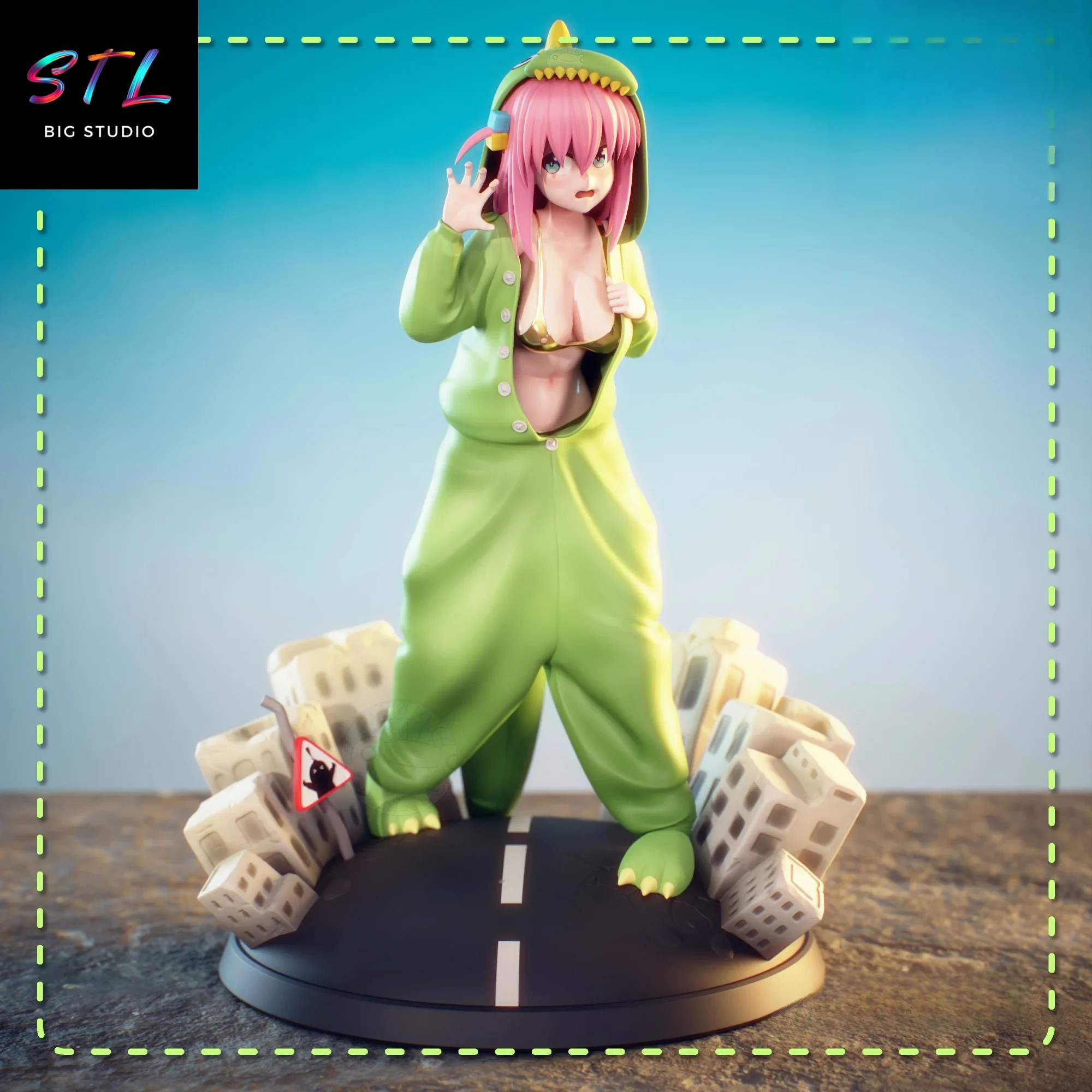 hitori gotoh stl bocchi the rock impresion 3d hitori gotoh stl bocchi the rock impresion 3d