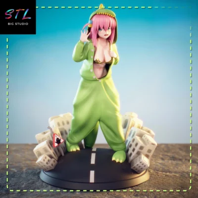 hitori gotoh stl bocchi the rock impresion 3d