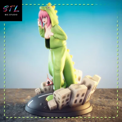 hitori gotoh stl impresion 3d figura bocchi the rock