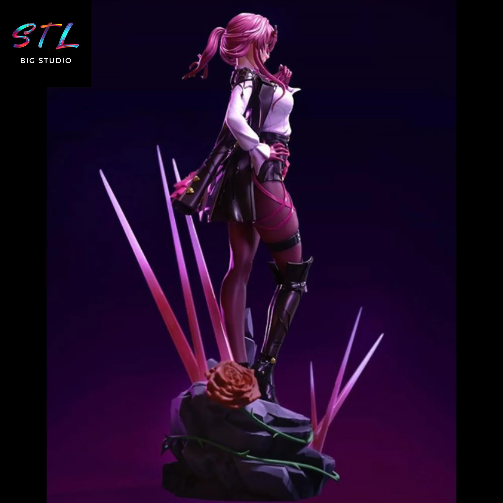 honkai star rail stl kafka diorama impresion 3d honkai star rail stl kafka diorama impresion 3d