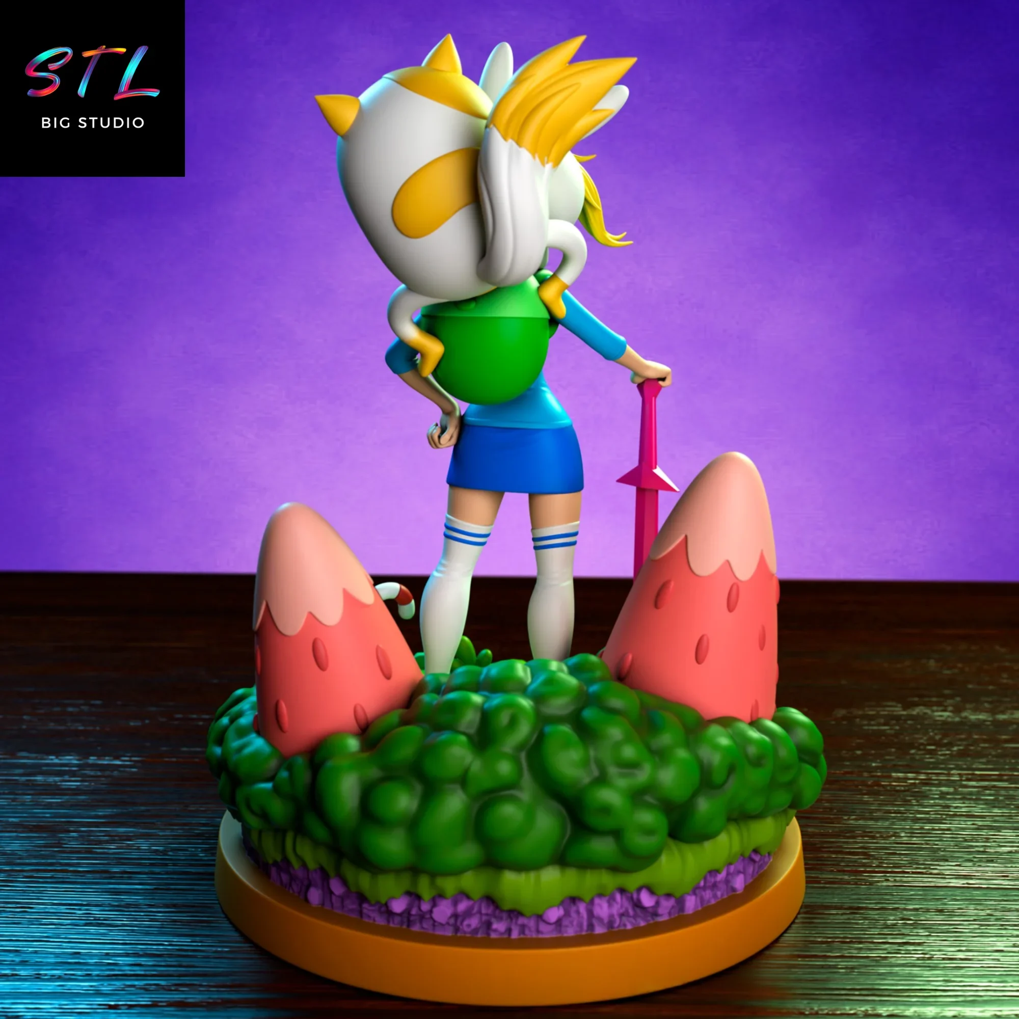 hora de aventuras stl fionna campbell para impresion 3d hora de aventuras stl fionna campbell para impresion 3d