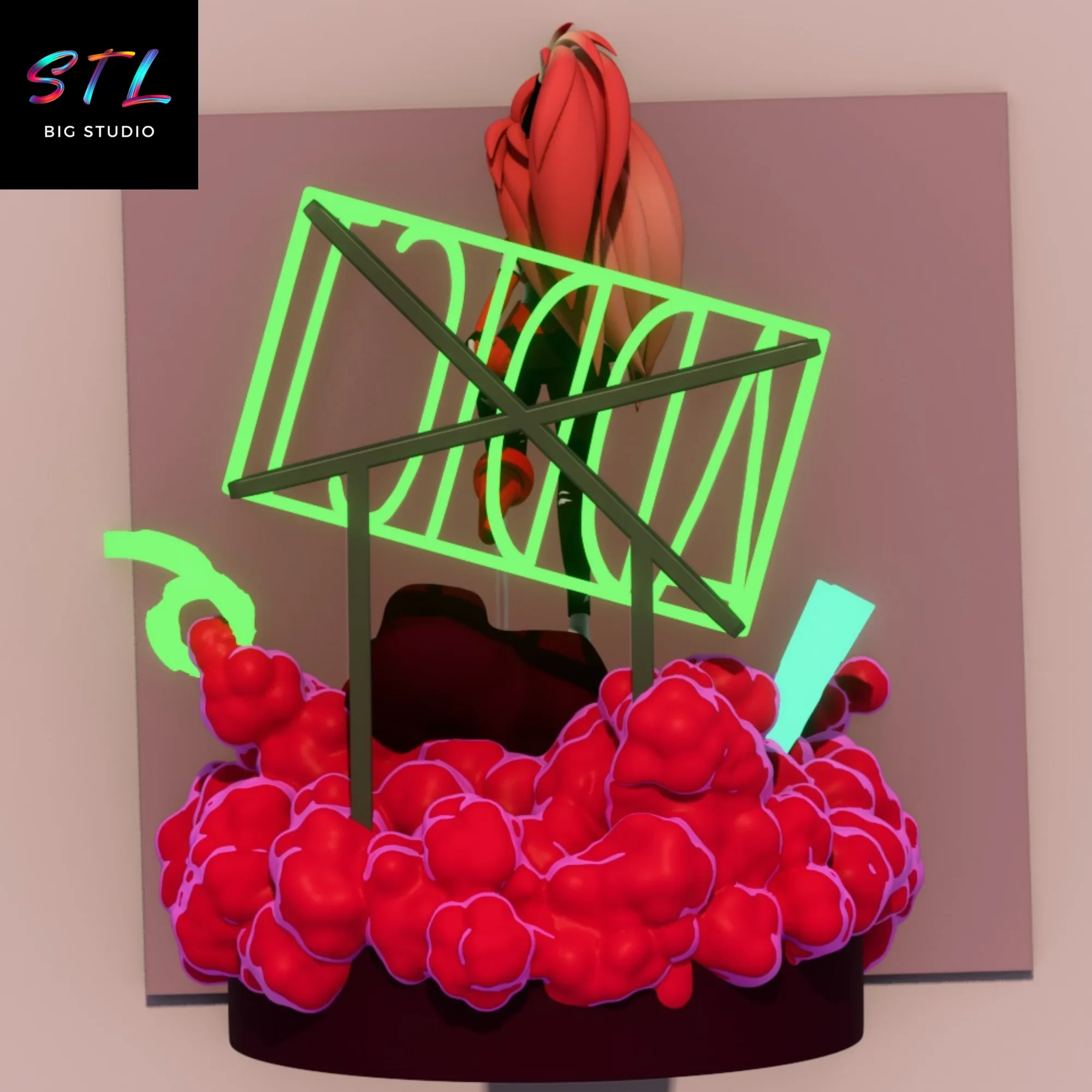 hotel hazbin stl cherri bomb impresion 3d hotel hazbin stl cherri bomb impresion 3d