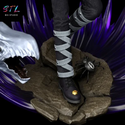 hunter x hunter stl chrollo lucilfer impresion 3d
