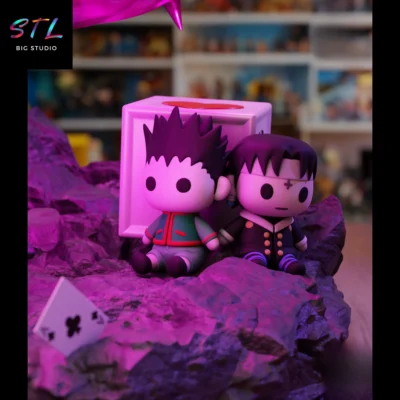 hunter x hunter stl hisoka morow impresion 3d