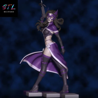 huntress stl dc comics impresion 3d