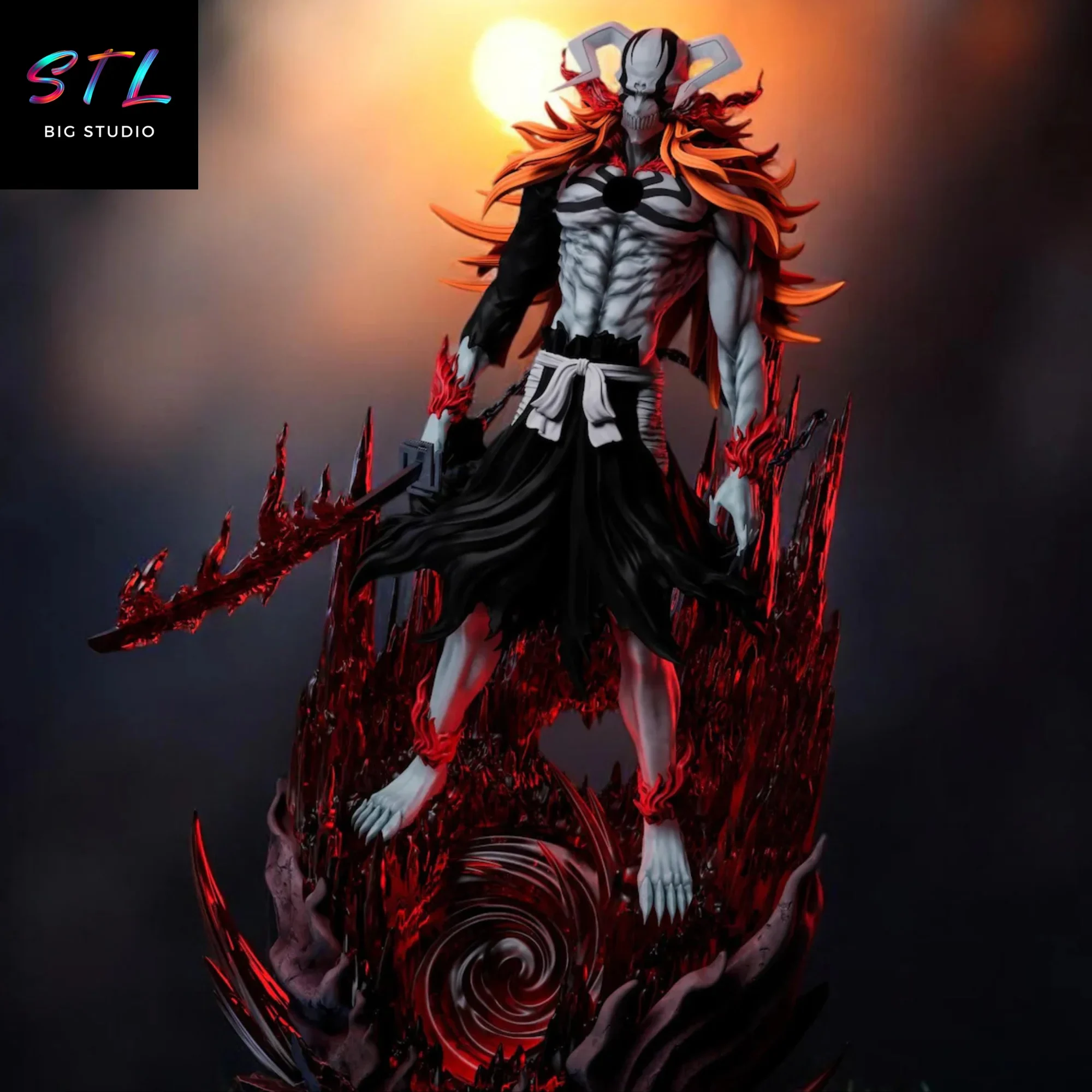 ichigo hollow stl bleach impresion 3d ichigo hollow stl bleach impresion 3d