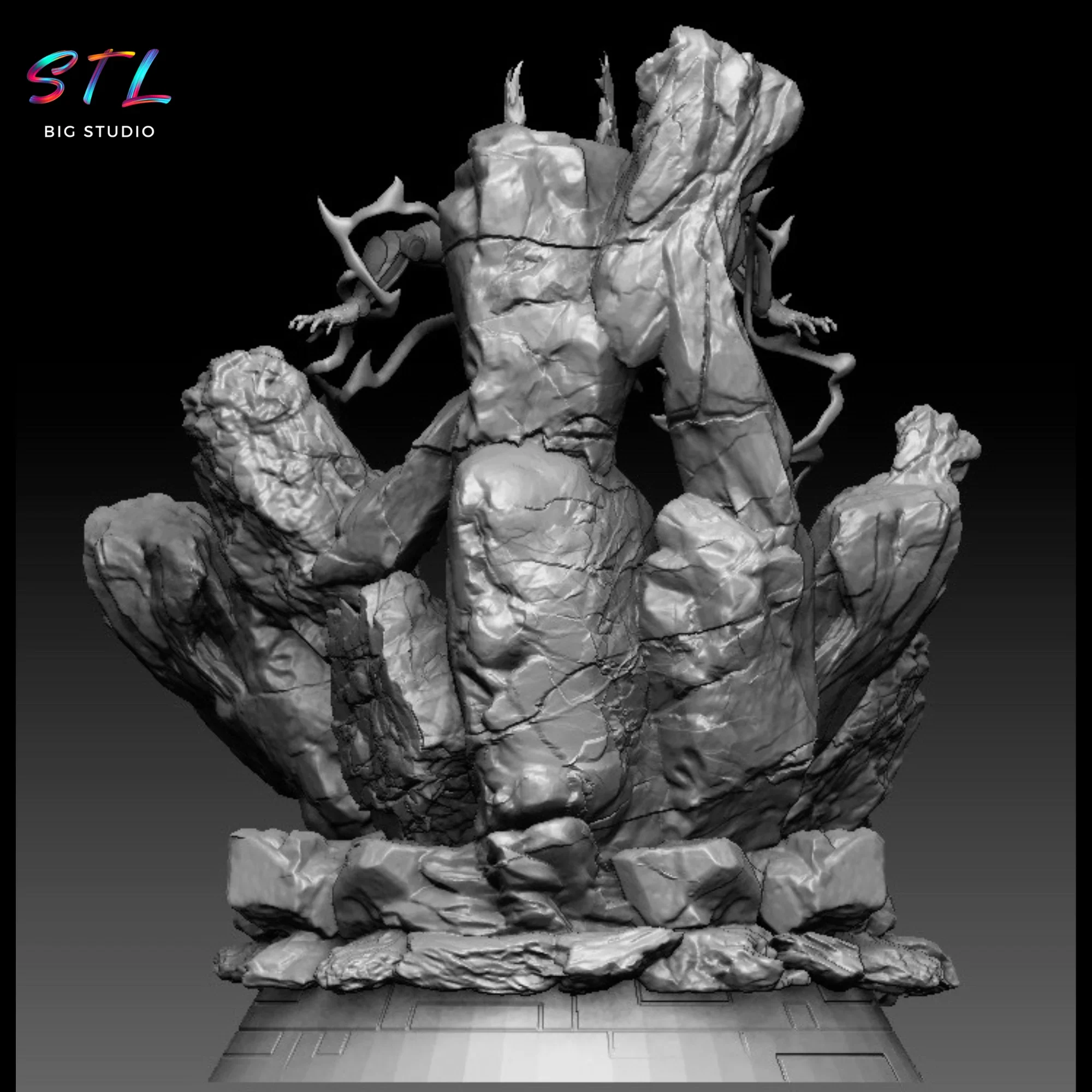 impresion 3d genos stl diorama one punch man impresion 3d genos stl diorama one punch man