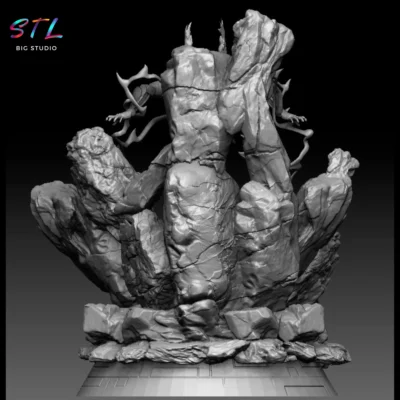 impresion 3d genos stl diorama one punch man