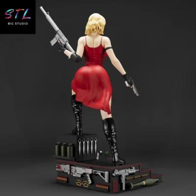 imprimir 3d alice stl resident evil figura