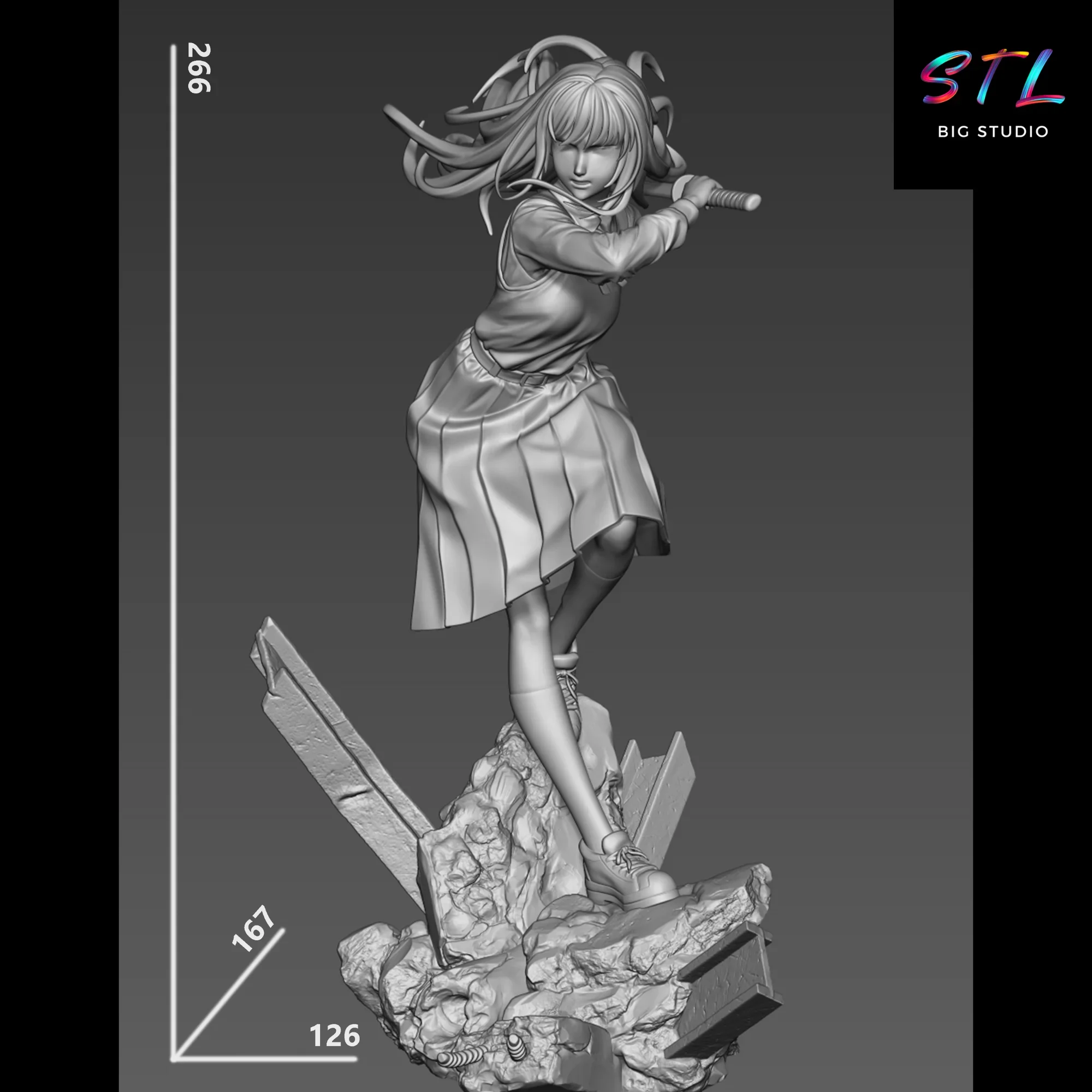 imprimir 3d asa mitaka stl chainsaw man imprimir 3d asa mitaka stl chainsaw man