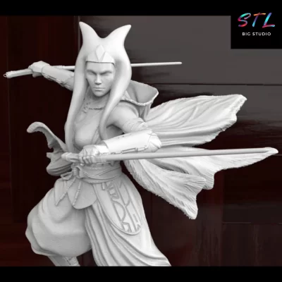 imprimir 3d ashoka tano stl star wars