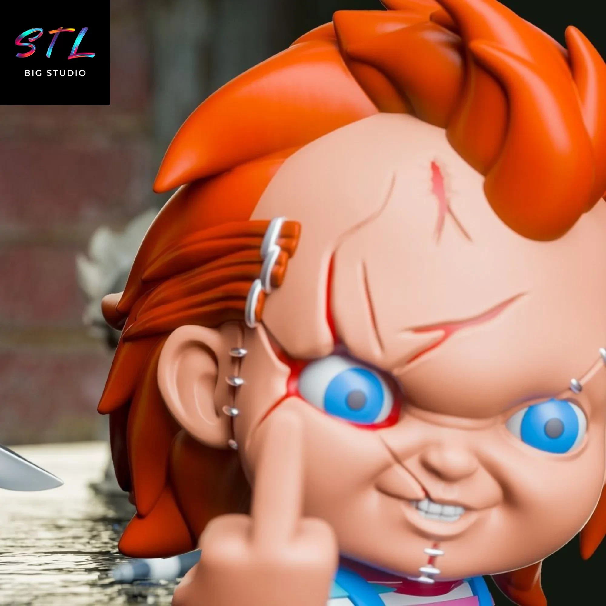 imprimir 3d chucky chibi stl imprimir 3d chucky chibi stl