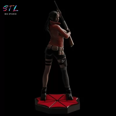 imprimir 3d claire redfield stl resident evil