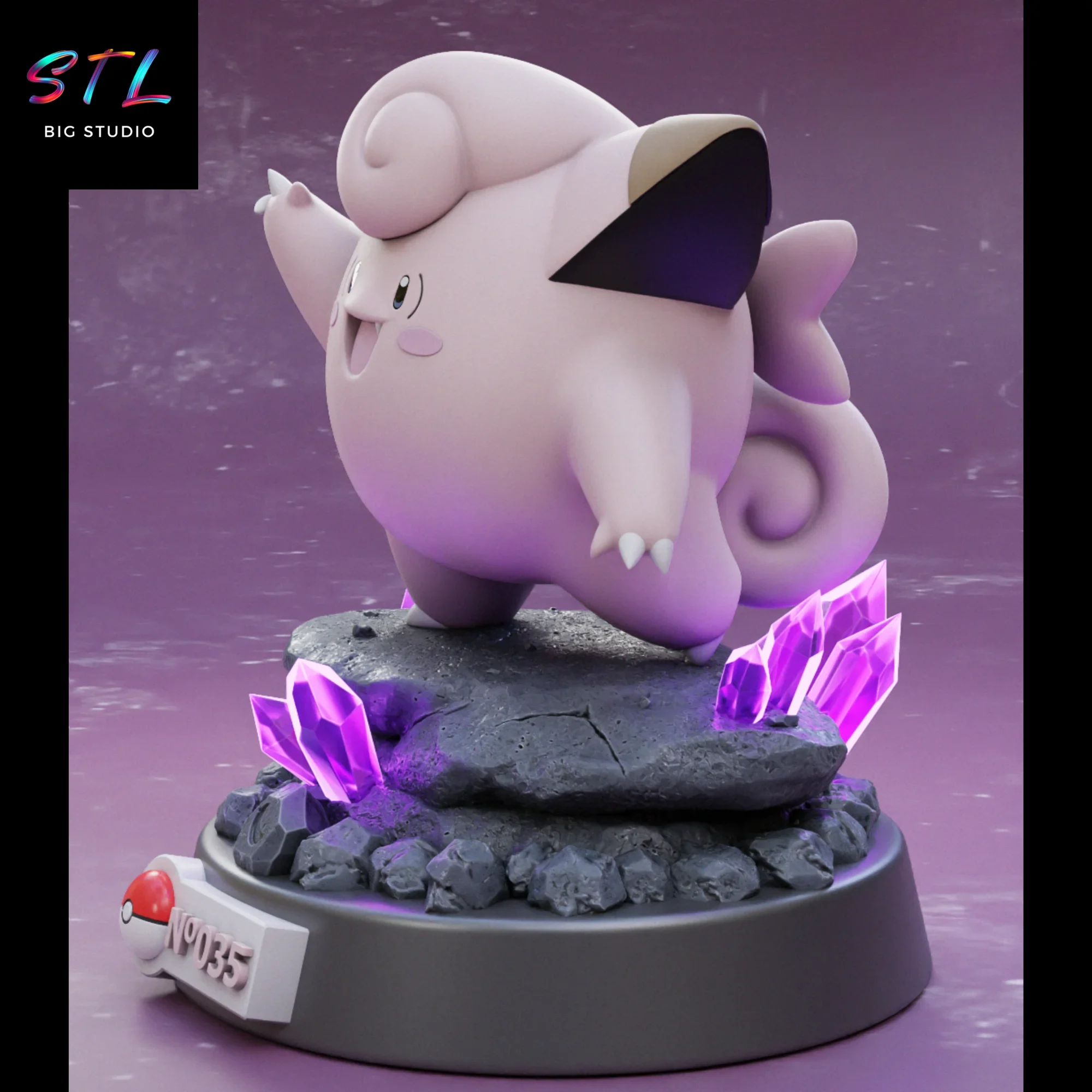 imprimir 3d clefairy stl pokemon imprimir 3d clefairy stl pokemon