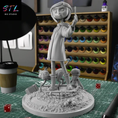 imprimir 3d coraline stl peliculas