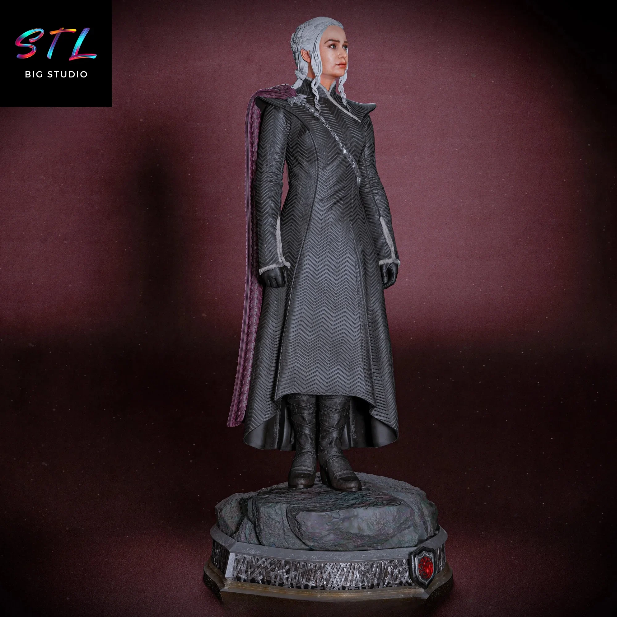 imprimir 3d daenerys stl juego de tronos figura impresion 3d imprimir 3d daenerys stl juego de tronos figura impresion 3d