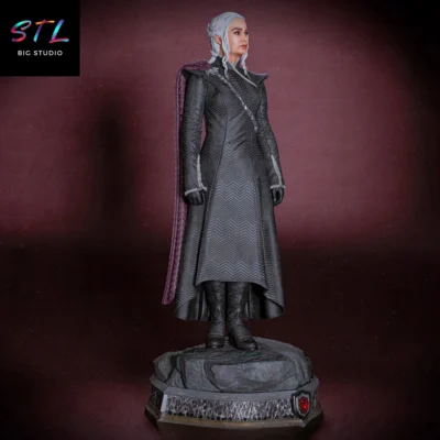 imprimir 3d daenerys stl juego de tronos figura impresion 3d