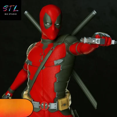 imprimir 3d deadpool stl marvel