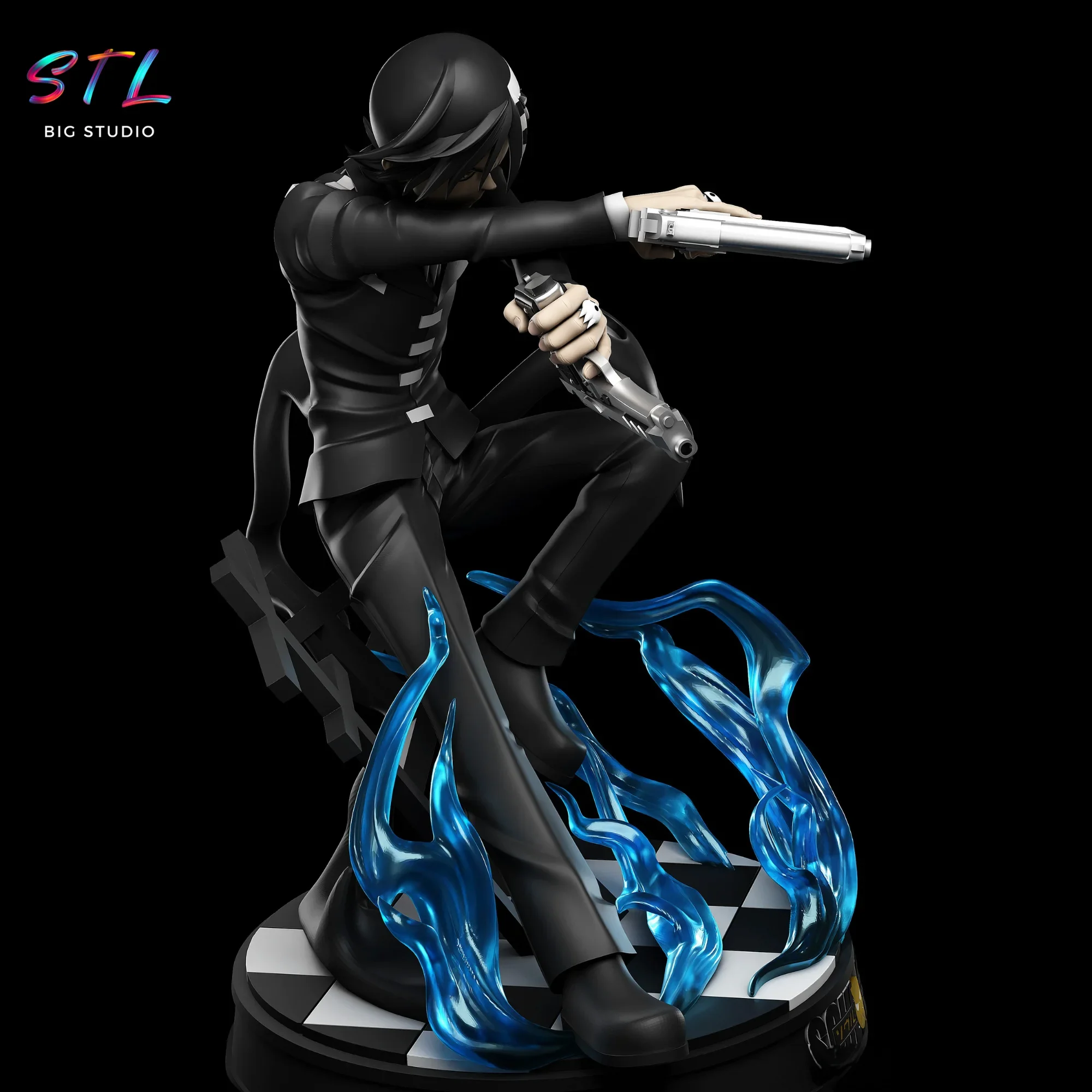 imprimir 3d death the kid stl figura soul eater imprimir 3d death the kid stl figura soul eater