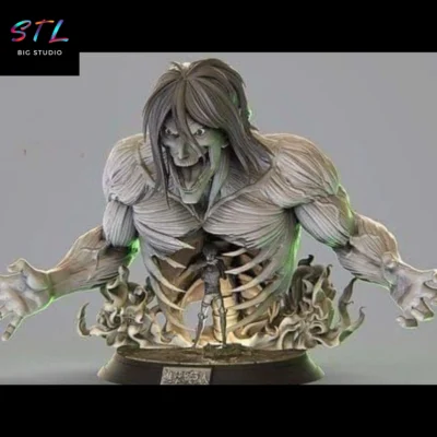 imprimir 3d eren yeager stl titan de ataque shingeki no kyojin