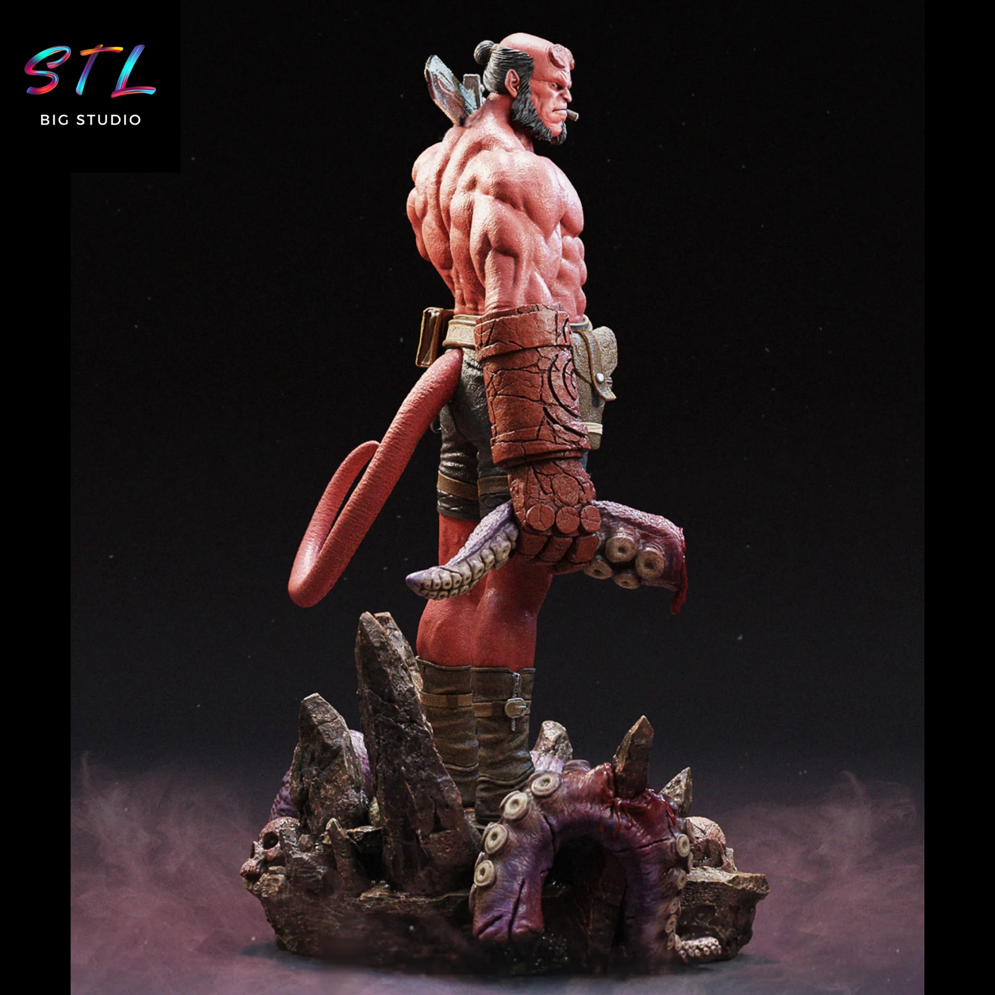 imprimir 3d hellboy stl diorama imprimir 3d hellboy stl diorama