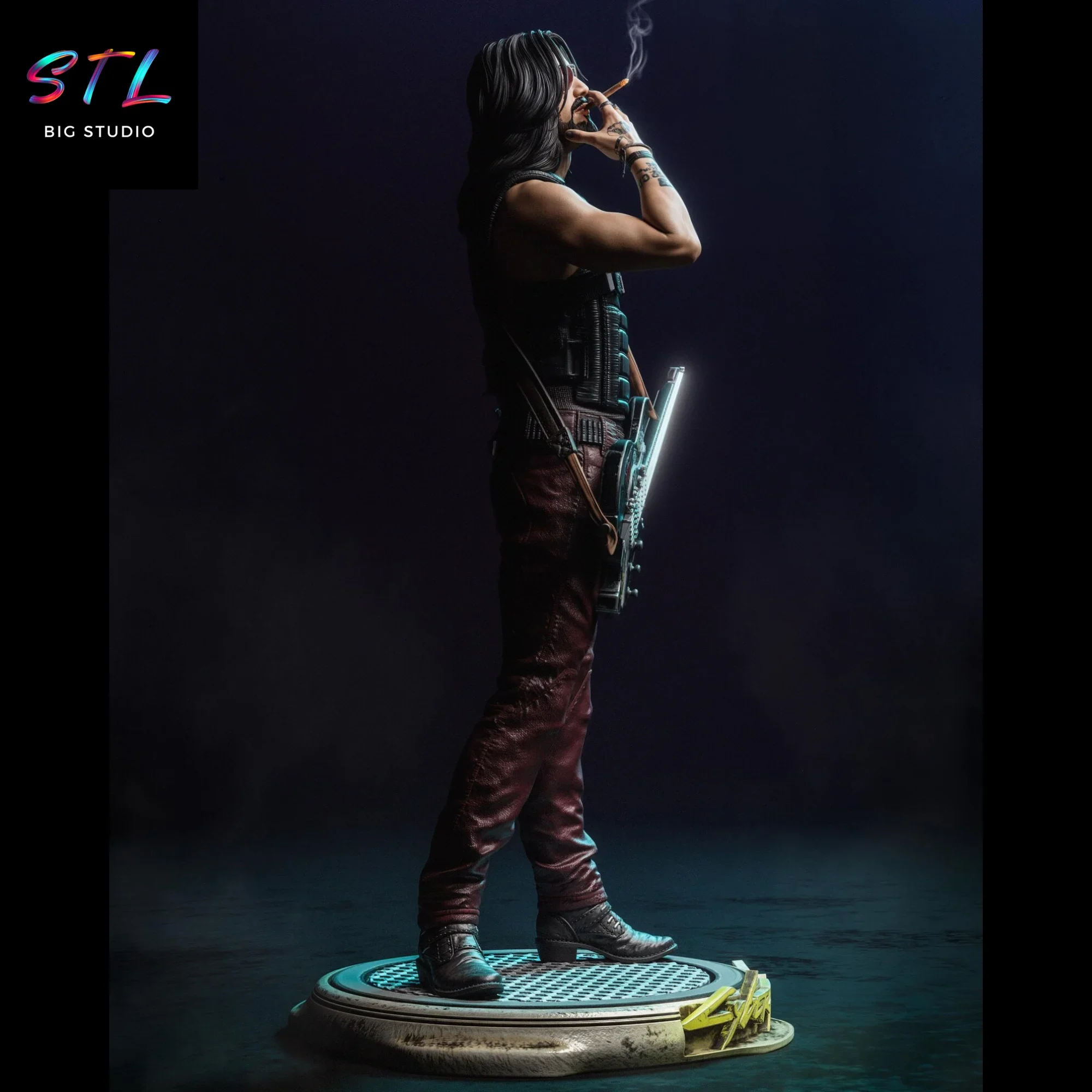 imprimir 3d johnny silverhand stl cyberpunk videojuegos imprimir 3d johnny silverhand stl cyberpunk videojuegos