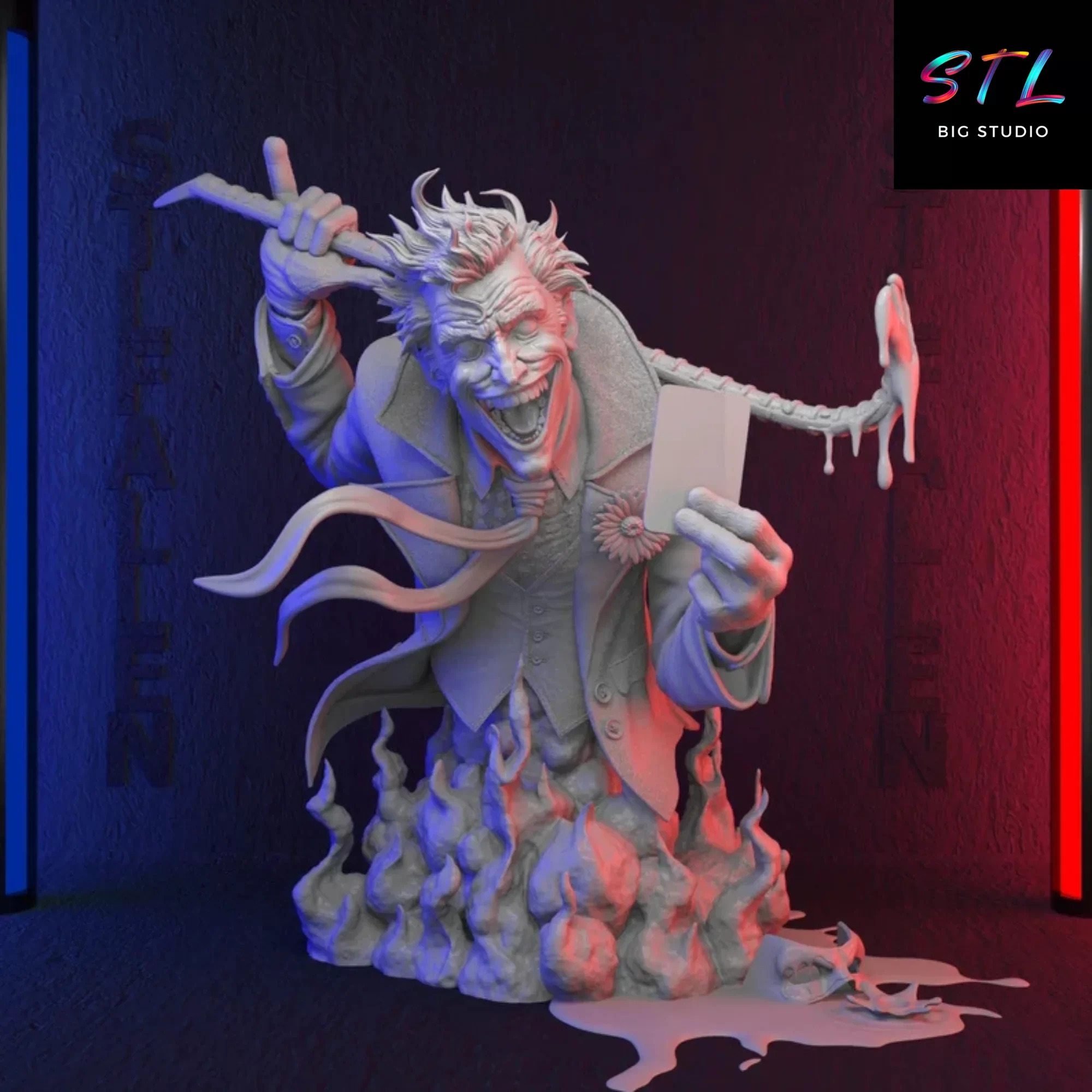 imprimir 3d joker stl dc imprimir 3d joker stl dc