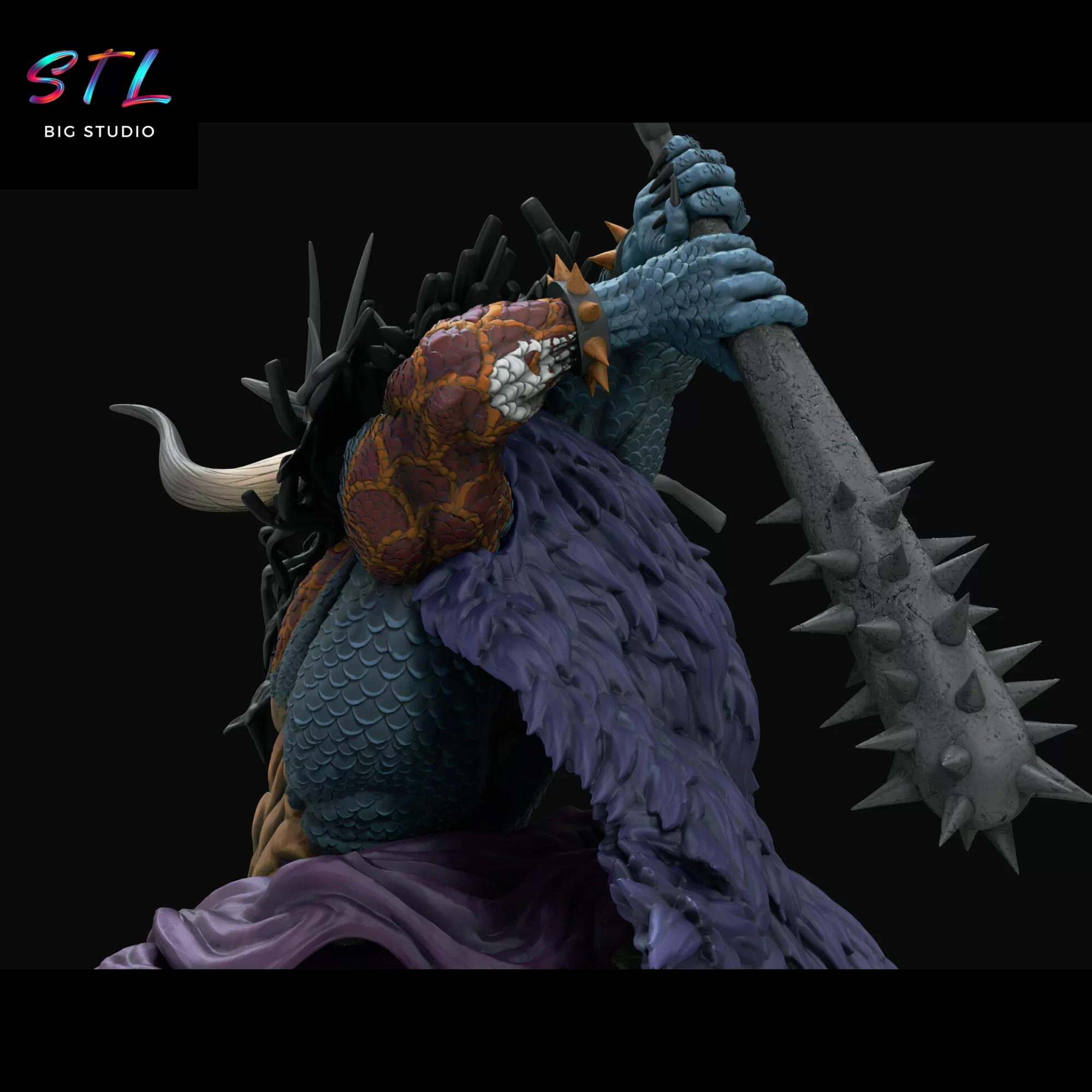 imprimir 3d kaido stl one piece imprimir 3d kaido stl one piece