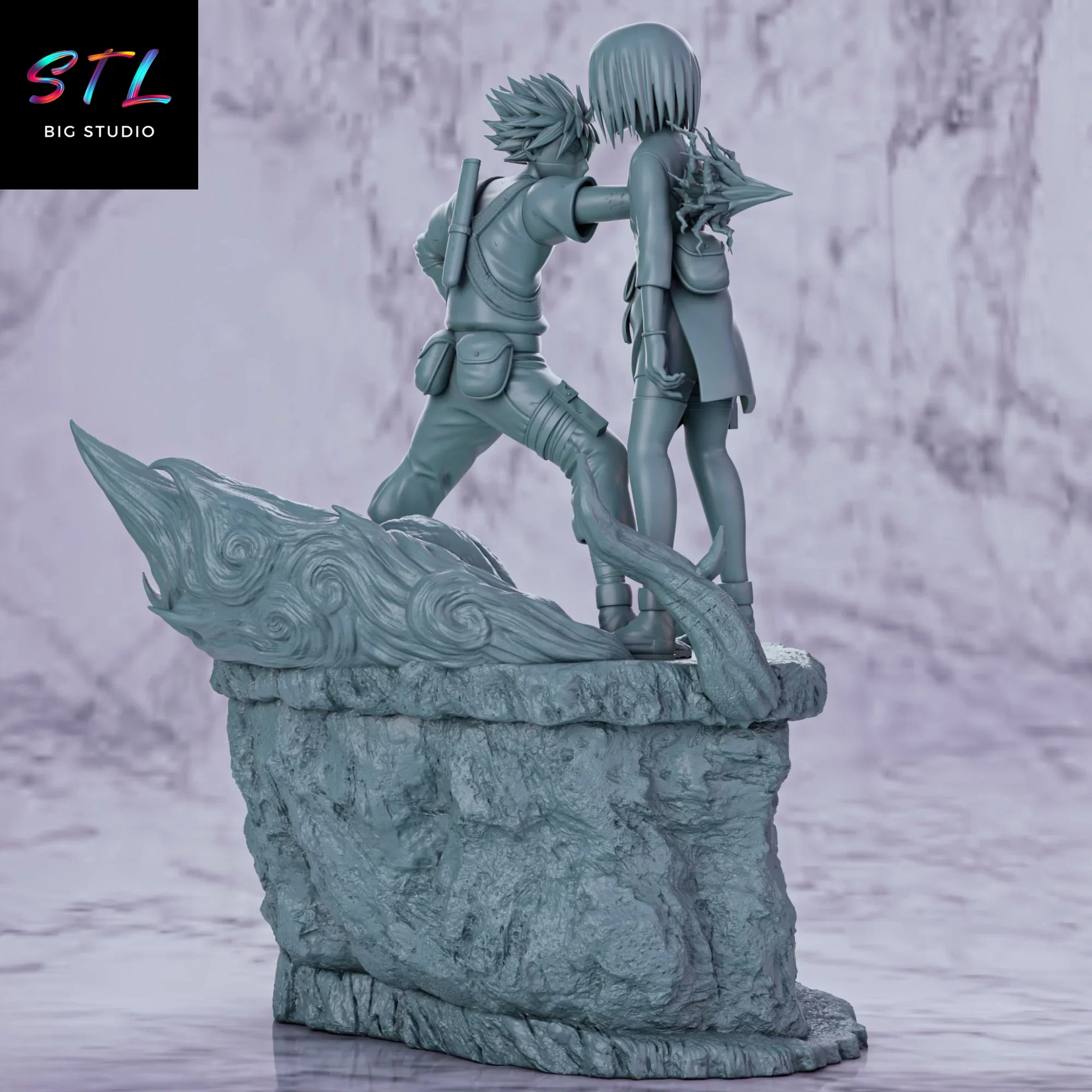 imprimir 3d kakashi y rin stl naruto shippuden diorama imprimir 3d kakashi y rin stl naruto shippuden diorama