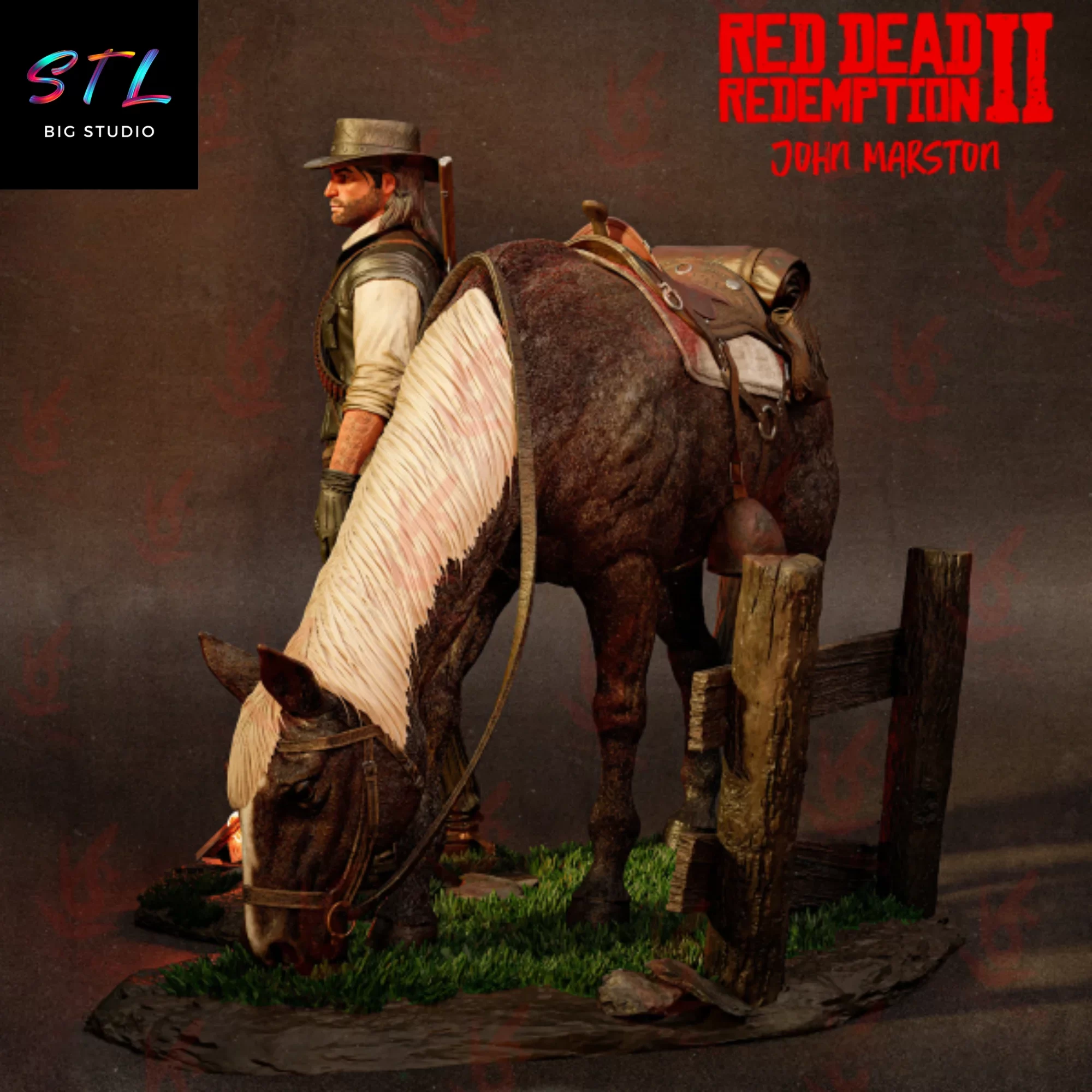 imprimir 3d red dead redemption stl john marston imprimir 3d red dead redemption stl john marston