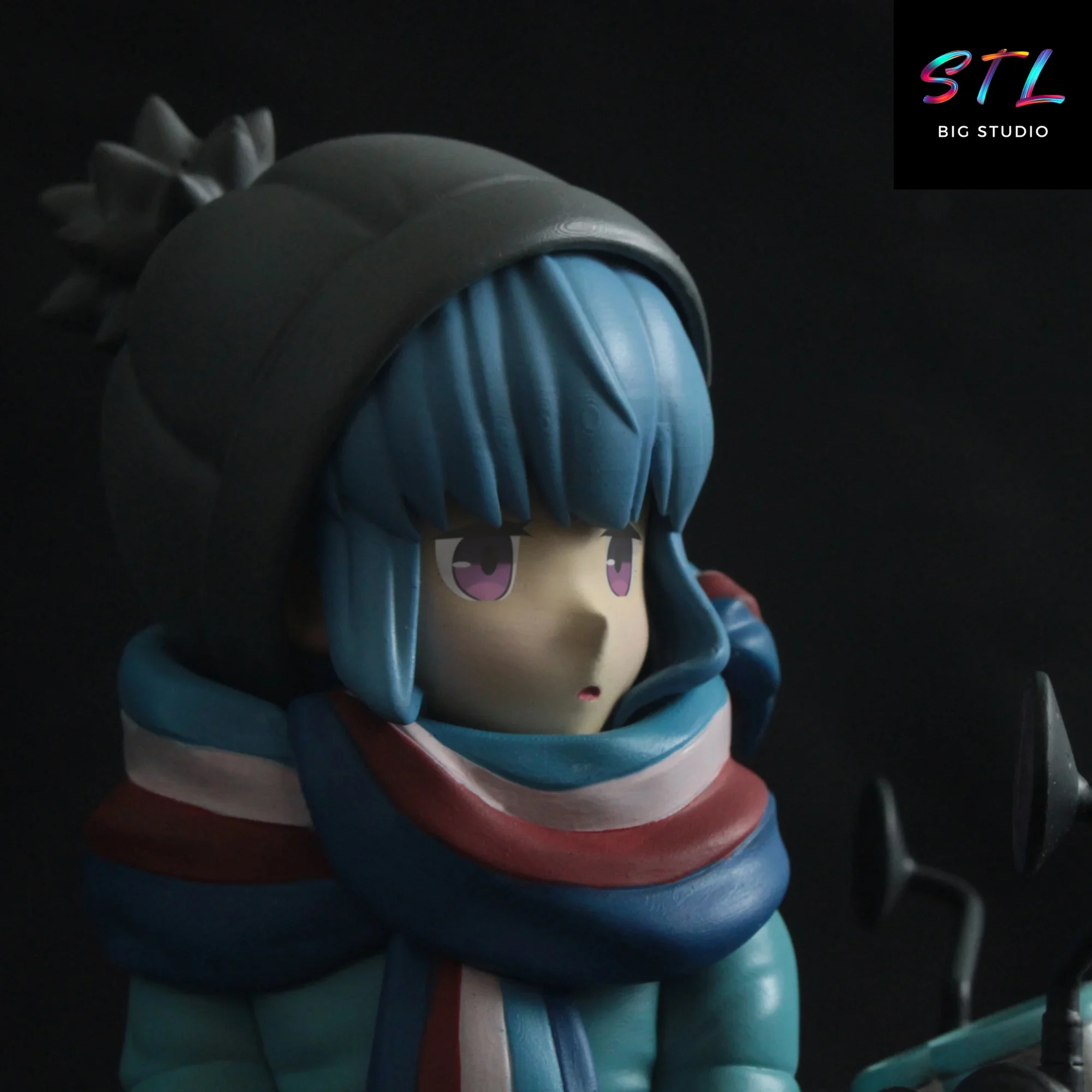 imprimir 3d rin shima stl diorama yuru camp imprimir 3d rin shima stl diorama yuru camp