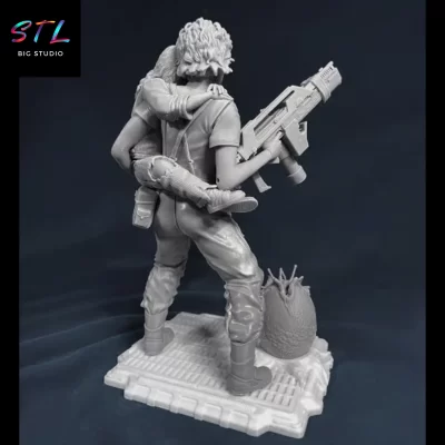 imprimir 3d ripley y newt aliens