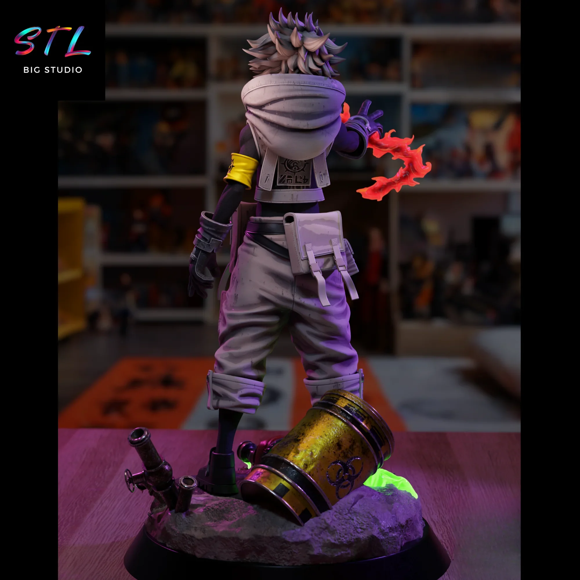 imprimir 3d rudo figura gachiakuta diorama imprimir 3d rudo figura gachiakuta diorama