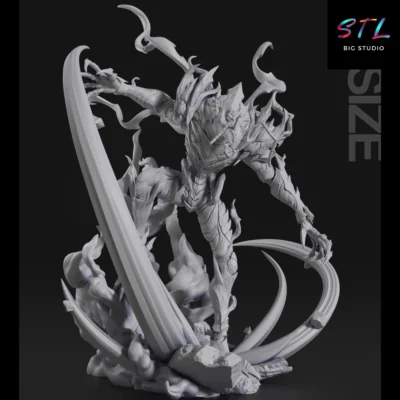 imprimir 3d shadow beru stl solo leveling figura