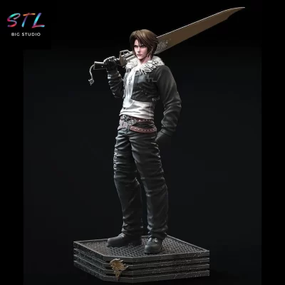 imprimir 3d squall leonhart stl final fantasy 8 figura