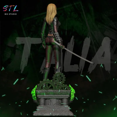 imprimir 3d talia al ghul stl dc comics