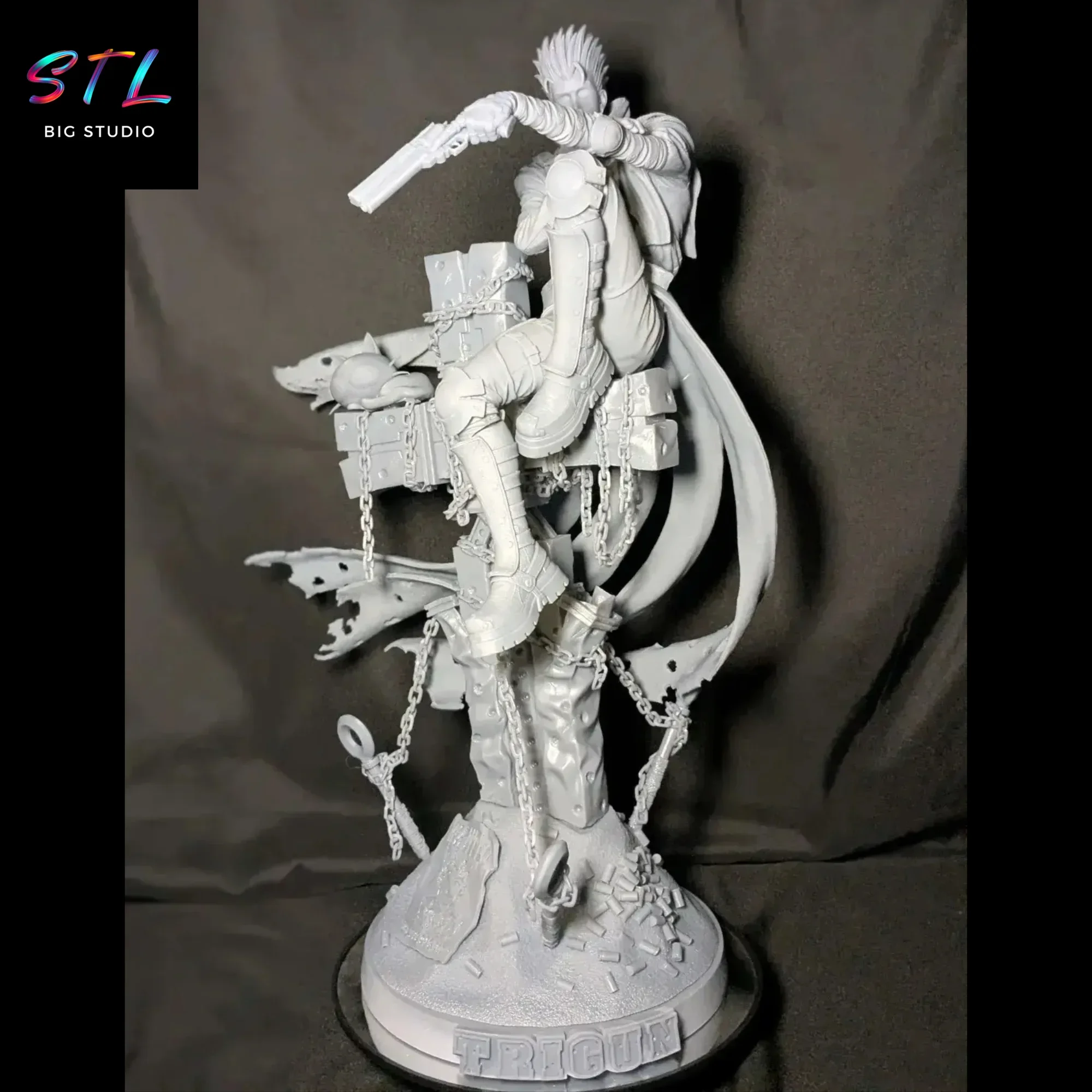 imprimir 3d vash la estampida stl anime trigun imprimir 3d vash la estampida stl anime trigun